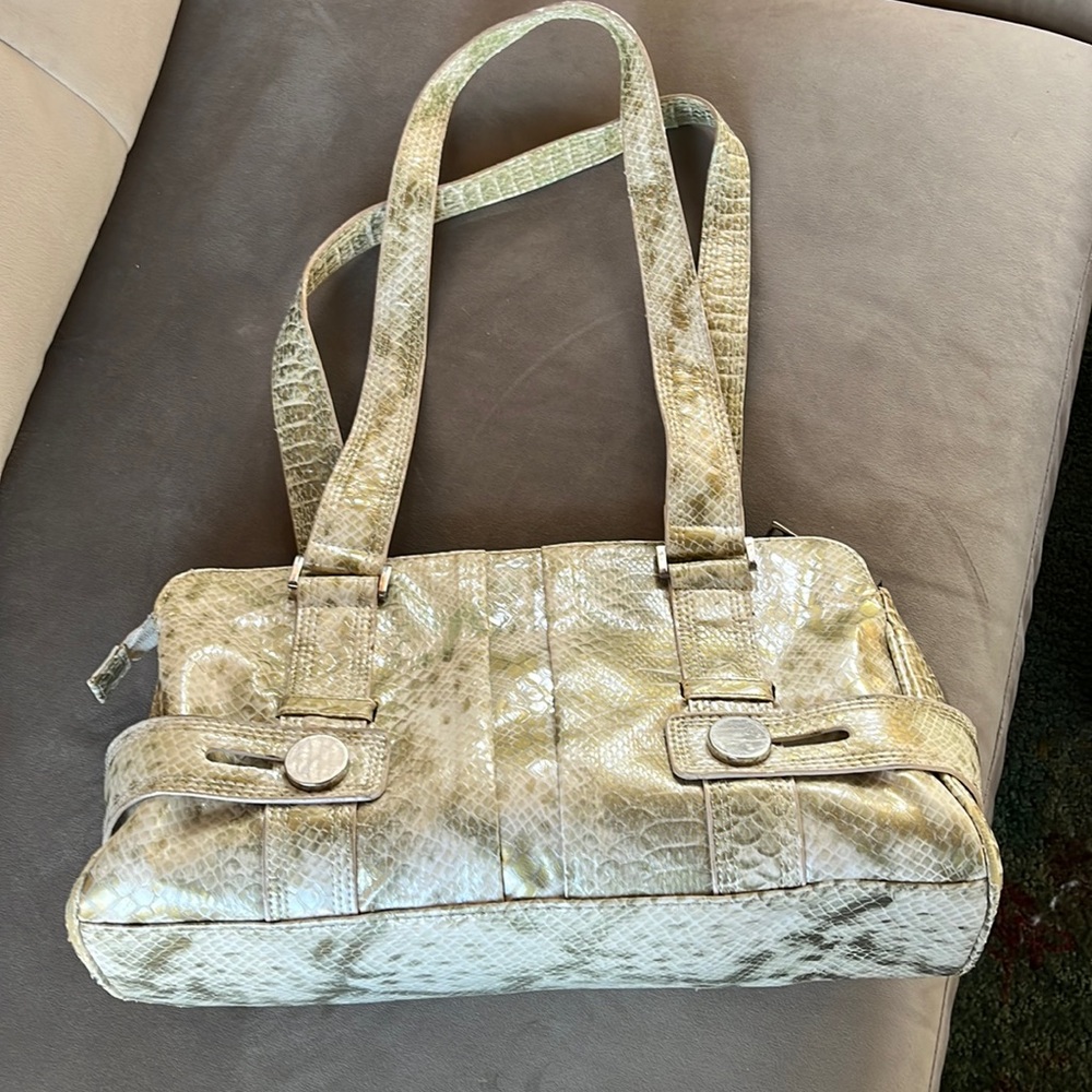 La Diva Italian Design, faux snake skin purse